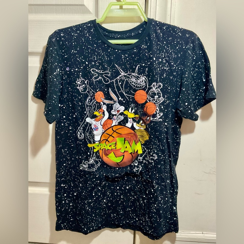 Space Jam Looney Tunes Squad Splatter T-Shirt